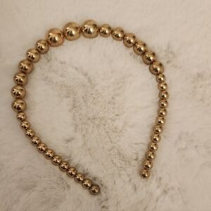 NWOT Philocaly Golden Pearl Headband